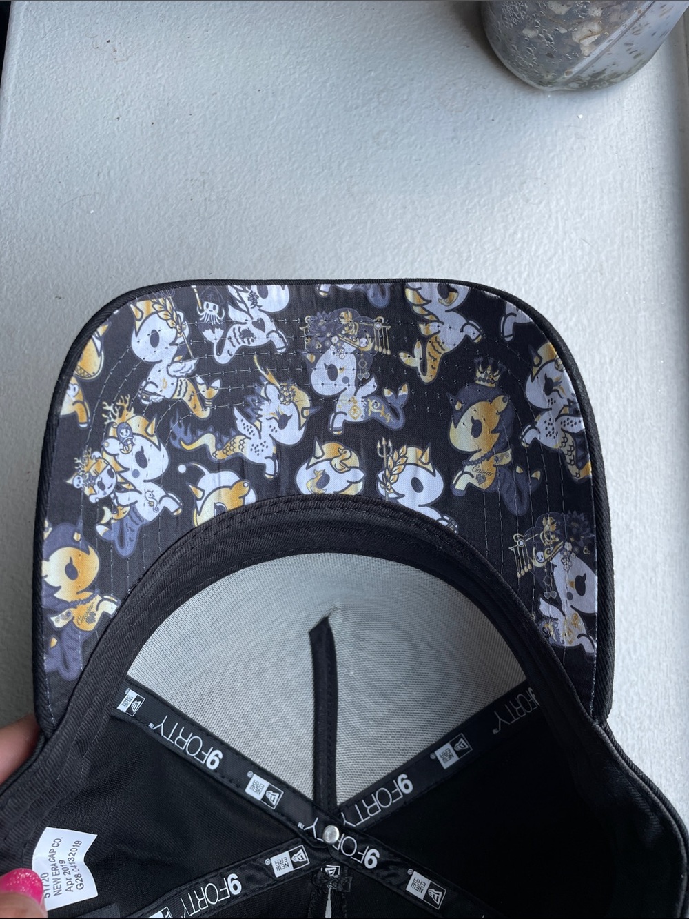 Black Gold tokidoki Caviar Mermicorn baseball dad hat - Picture 6 of 7